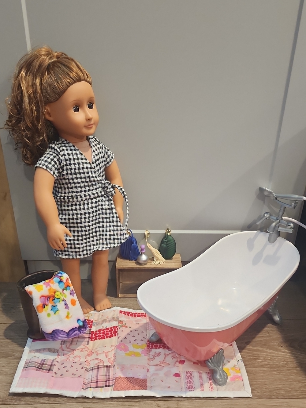 18in doll bathroom set